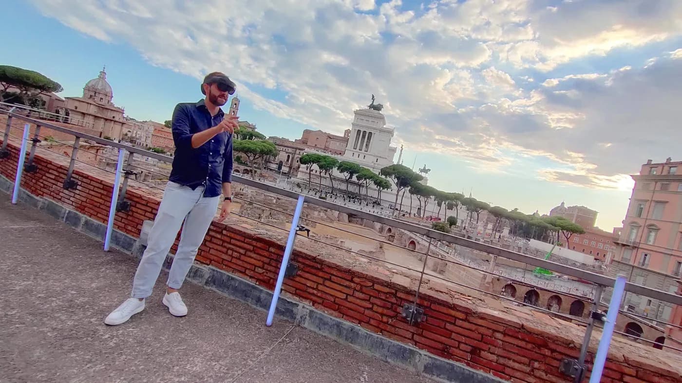 Percorso in realtà aumentata al Museo dei Fori Imperiali