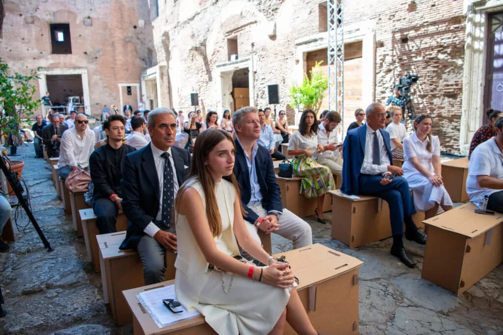 Il pubblico delle lecture Green Confidential® al Museo dei Fori Imperiali