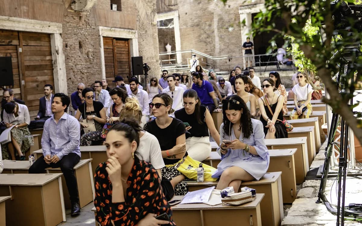 Relatori sul palco del Phygital Sustainability Expo® 2024