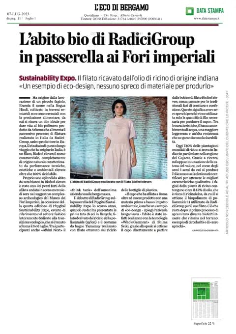 Eco di Bergamo, 07.07.2023