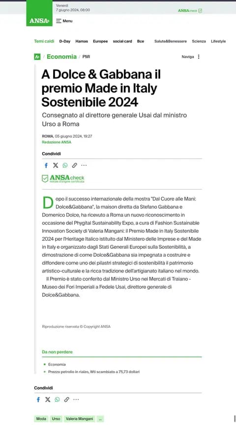 ANSA DG, 05.06.2024