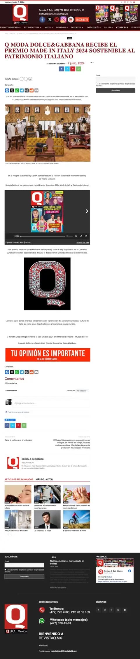 Revista Q Mexico, 06.06.2024