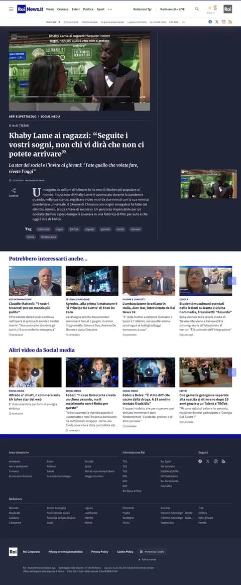 RaiNews It, 07.06.2024