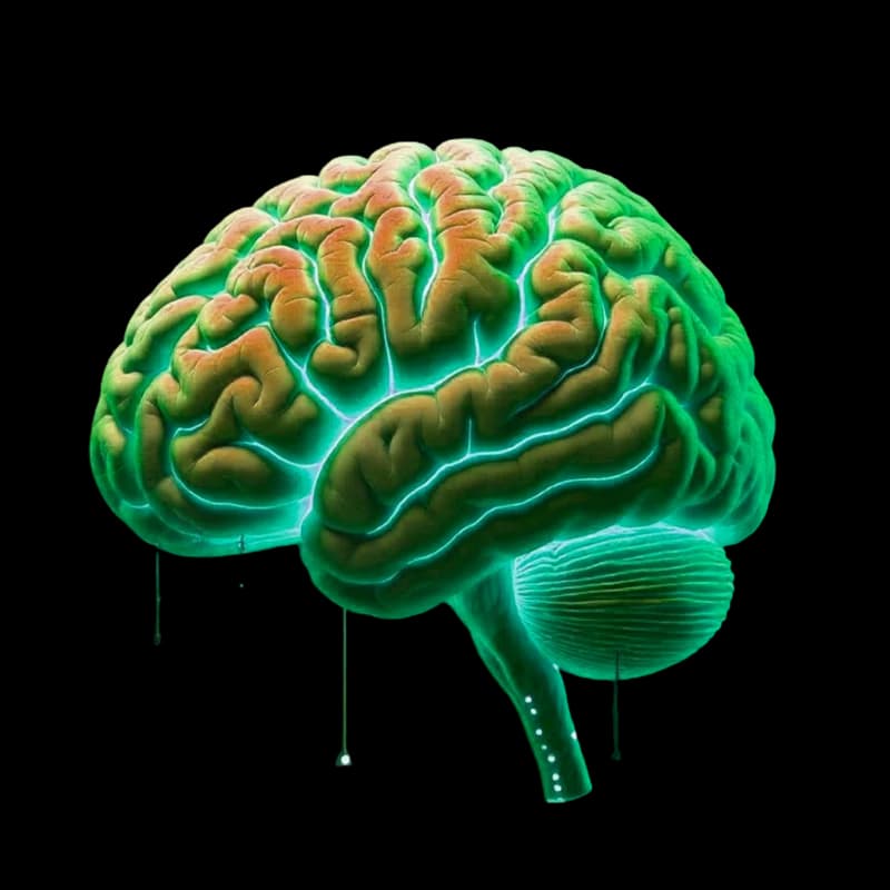 Cervello stilizzato, intelligenza sostenibile